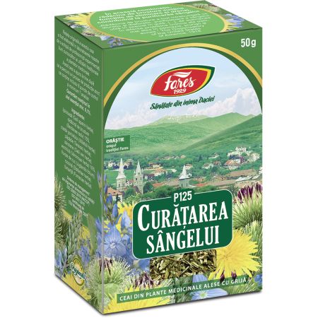 Ceai curatarea sangelui, 50 g, Fares