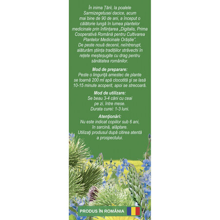 Ceai curatarea sangelui, 50g, Fares 721170