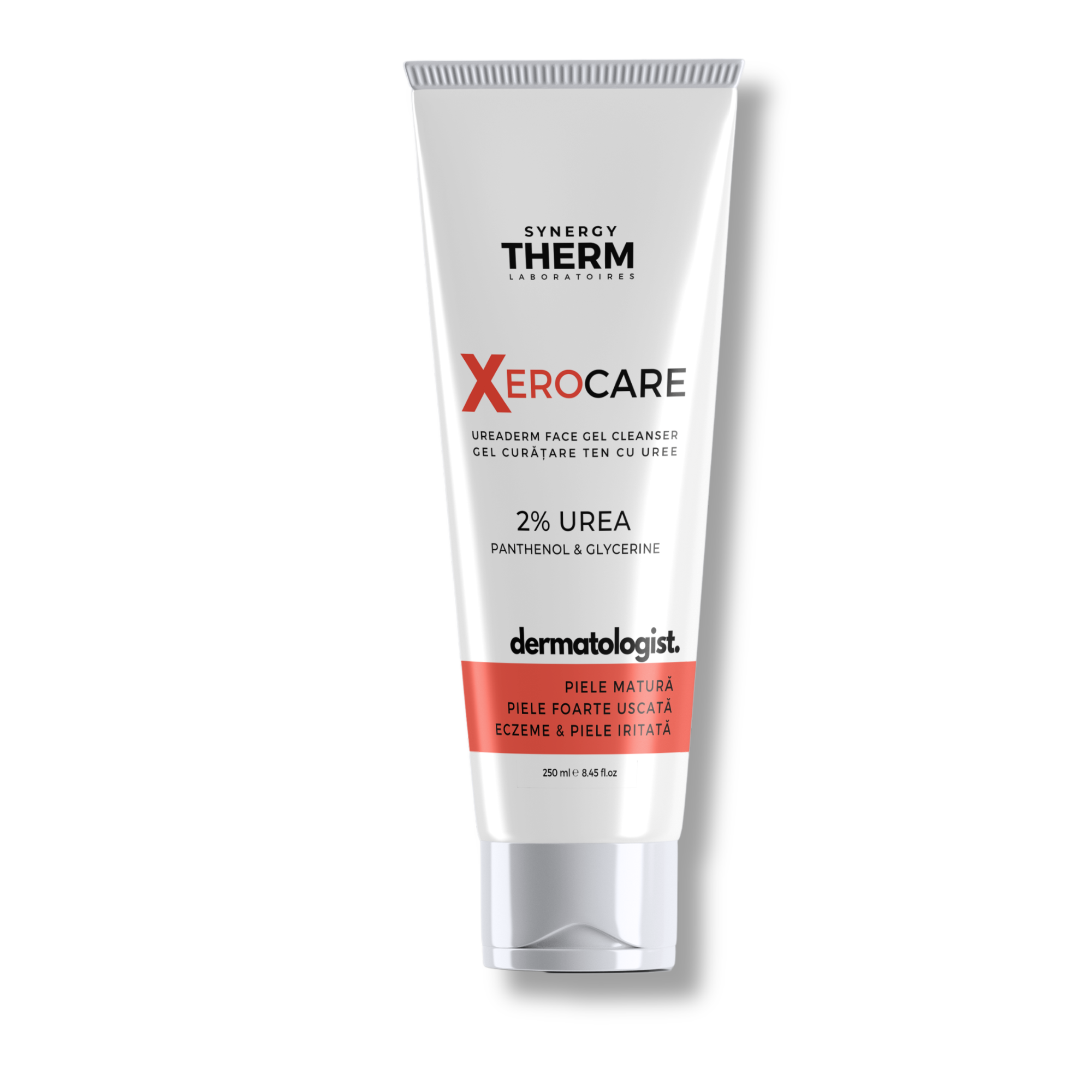 Gel de curatare pentru fara si corp cu 2% uree Xerocare Dermatologist, 250 ml, Synergy Therm