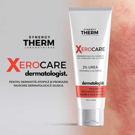 Gel de curatare pentru fata si corp cu 2% uree Xerocare Dermatologist, 250 ml, Synergy Therm 721177