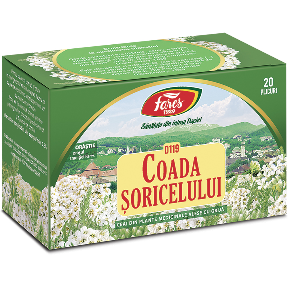Ceai de coada soricelului, 20 plicuri, Fares