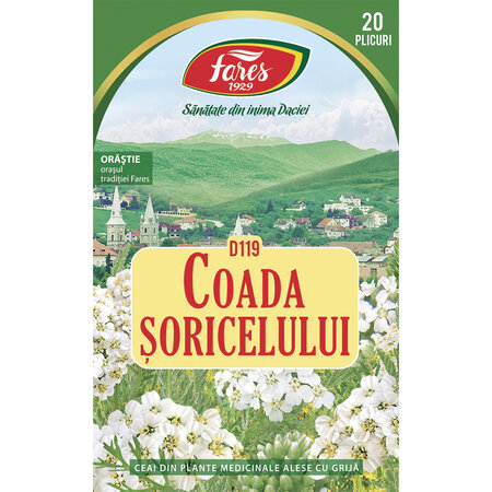 Ceai de coada soricelului, 20 plicuri, Fares 721317
