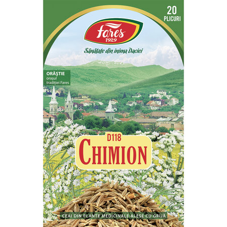Ceai fructe de Chimion, 20 plicuri, Fares 721321