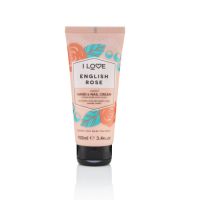 Crema de maini si unghii Signature, English Rose, 100 ml, I Love