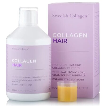 Colagen lichid pentru par Collagen Hair, 500 ml, Swedish Nutra 721355
