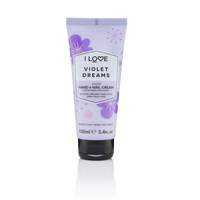 Crema de maini si unghii Signature, Violet Dreams, 100 ml, I Love