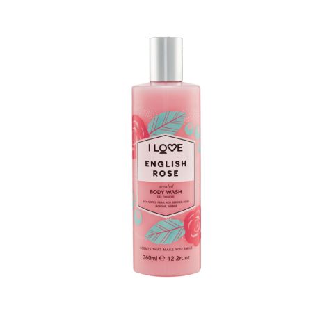 Gel de dus Signature, English Rose, 360 ml, I Love