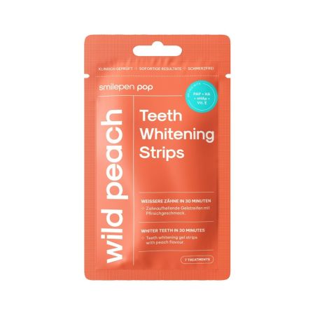 Benzi pentru albirea dintilor, Wild Peach, 7x2 bucati, Smilepen Pop