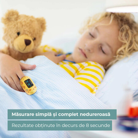 Pulsoximetru pentru copii, PO 13 Kids, + 1 an, 1 bucata, Beurer 721411