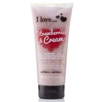 Exfoliant de corp Original, Strawberry Cream, 200 ml, I Love