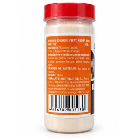 Usturoi uscat pudra Bio, 60 g, Pronat 815737