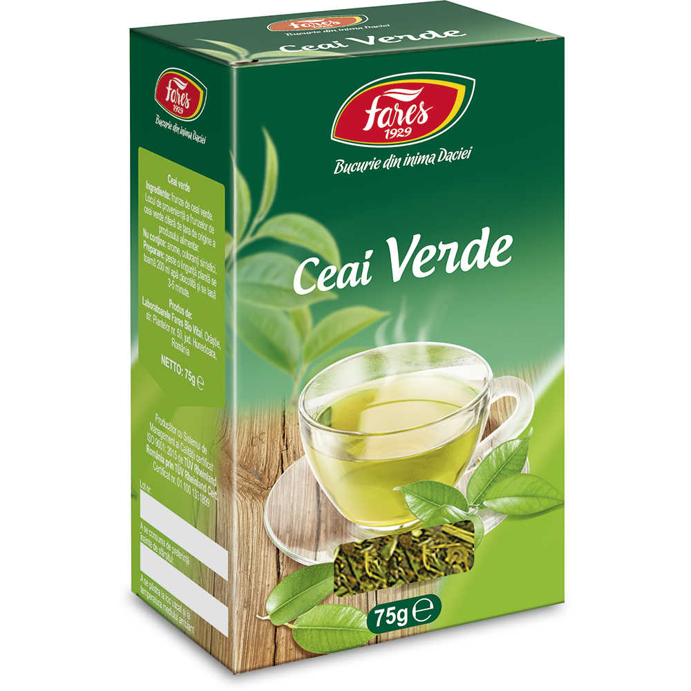 Ceai verde, 75g, Fares
