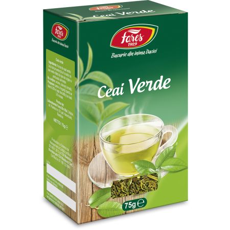 Ceai Verde - Ceaiurile lumii, 75 g, Fares