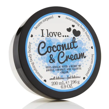 Unt de corp Original, Coconut Cream, 200 ml, I Love