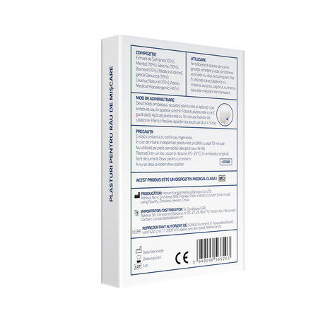 Plasturi pentru rau de miscare, 14 bucati, Smart Touch 721697