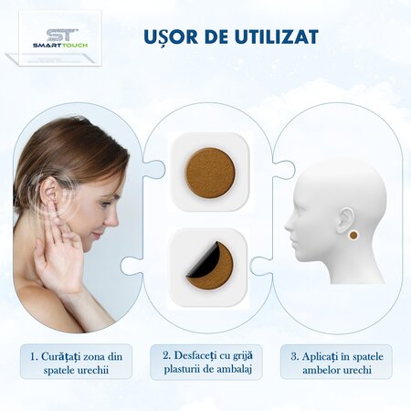Plasturi pentru rau de miscare, 14 bucati, Smart Touch 721680