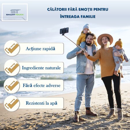 Plasturi pentru rau de miscare, 14 bucati, Smart Touch 721681