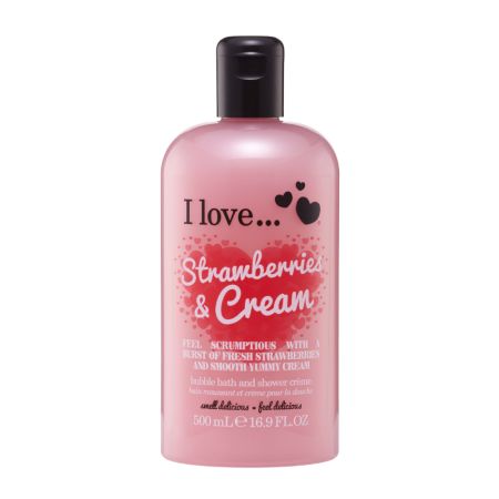 Gel de dus Original, Strawberry Cream, 500 ml, I Love