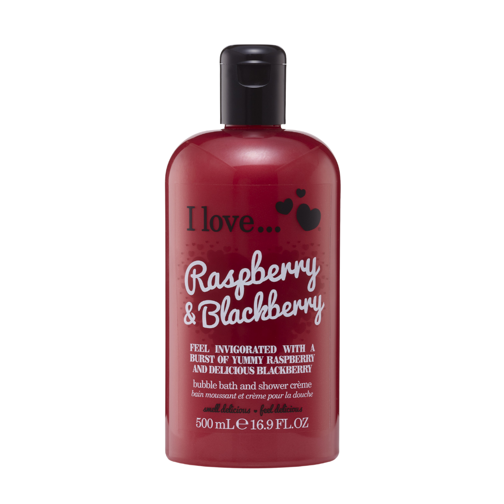 Gel de dus Original, Raspberry Blackberry, 500 ml, I Love