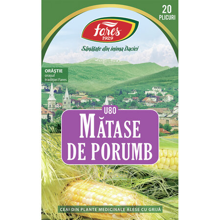 Ceai matase de porumb, 20 plicuri, Fares 721723