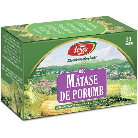Ceai matase de porumb, 20 plicuri, Fares