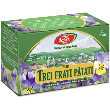 Ceai trei frati patati, 20 plicuri, Fares