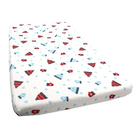 Cearceaf din muselina flausata, 120 x 60 x 17cm, 1 bucata, Baltic