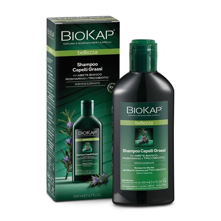Sampon pentru par gras, 200 ml, Biokap