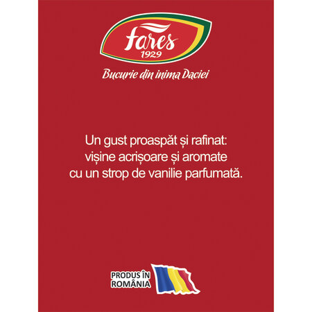 Ceai visine si vanilie, 20 plicuri, Fares 721845