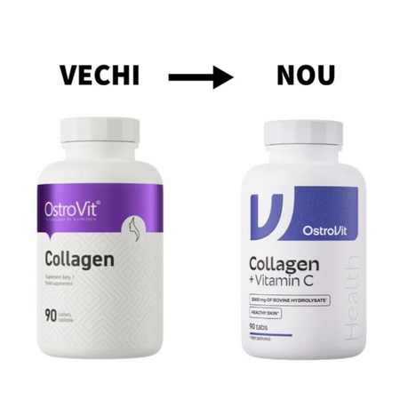 Colagen + Vitamina C, 90 tablete, Ostrovit 815931