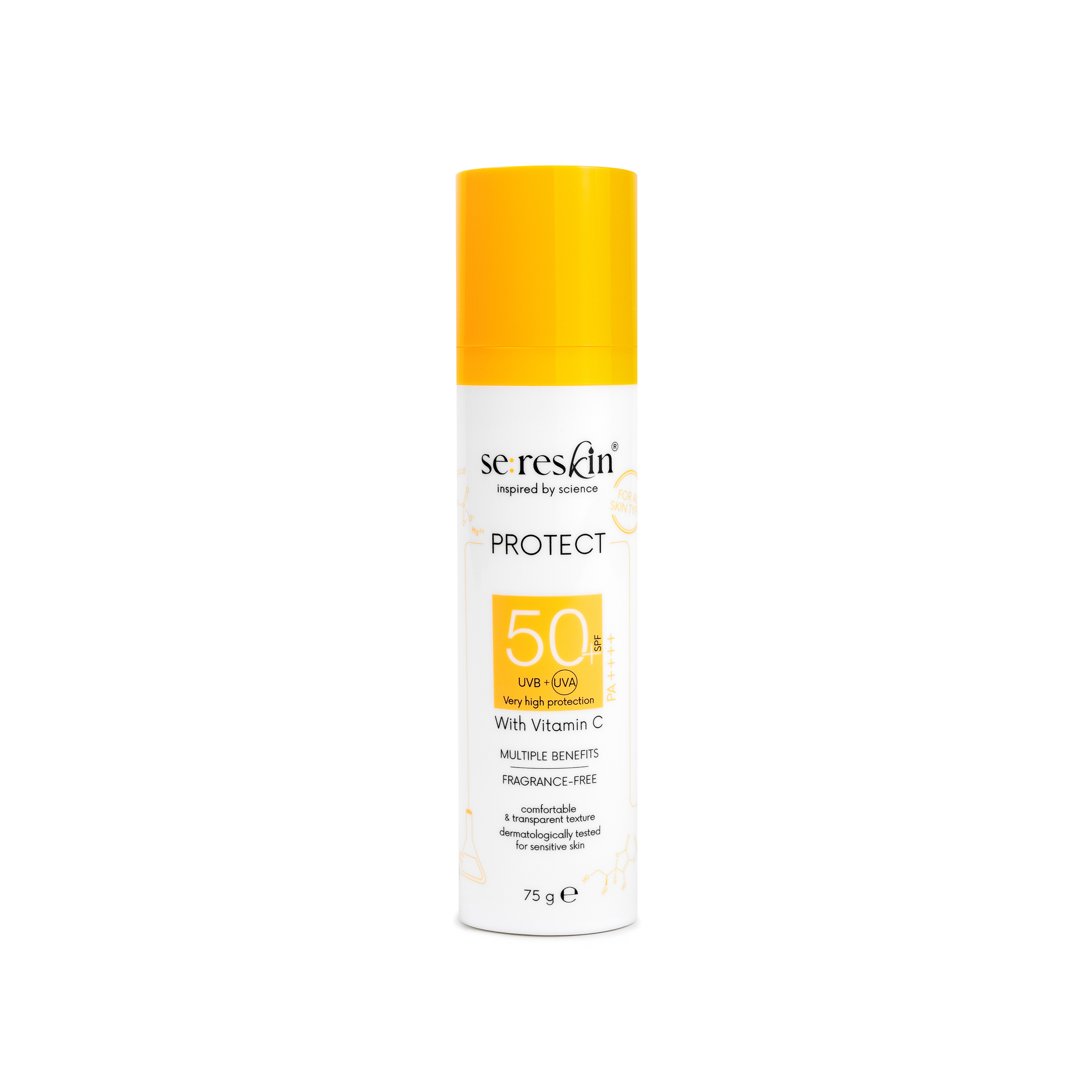 Crema cu SPF50+ si Vitamina C Protect, 75 g, Se:Reskin