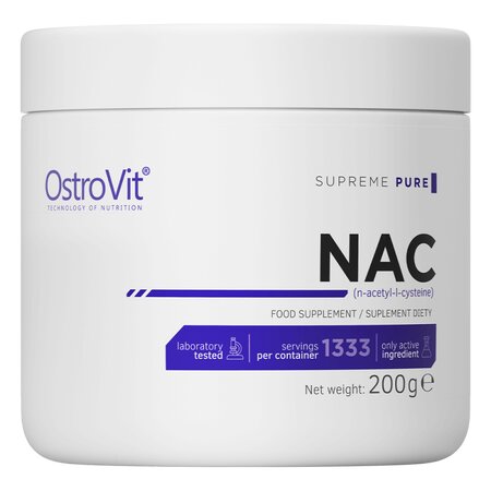 N-acetil L-Cisteina NAC Natural, 200 g, Ostrovit
