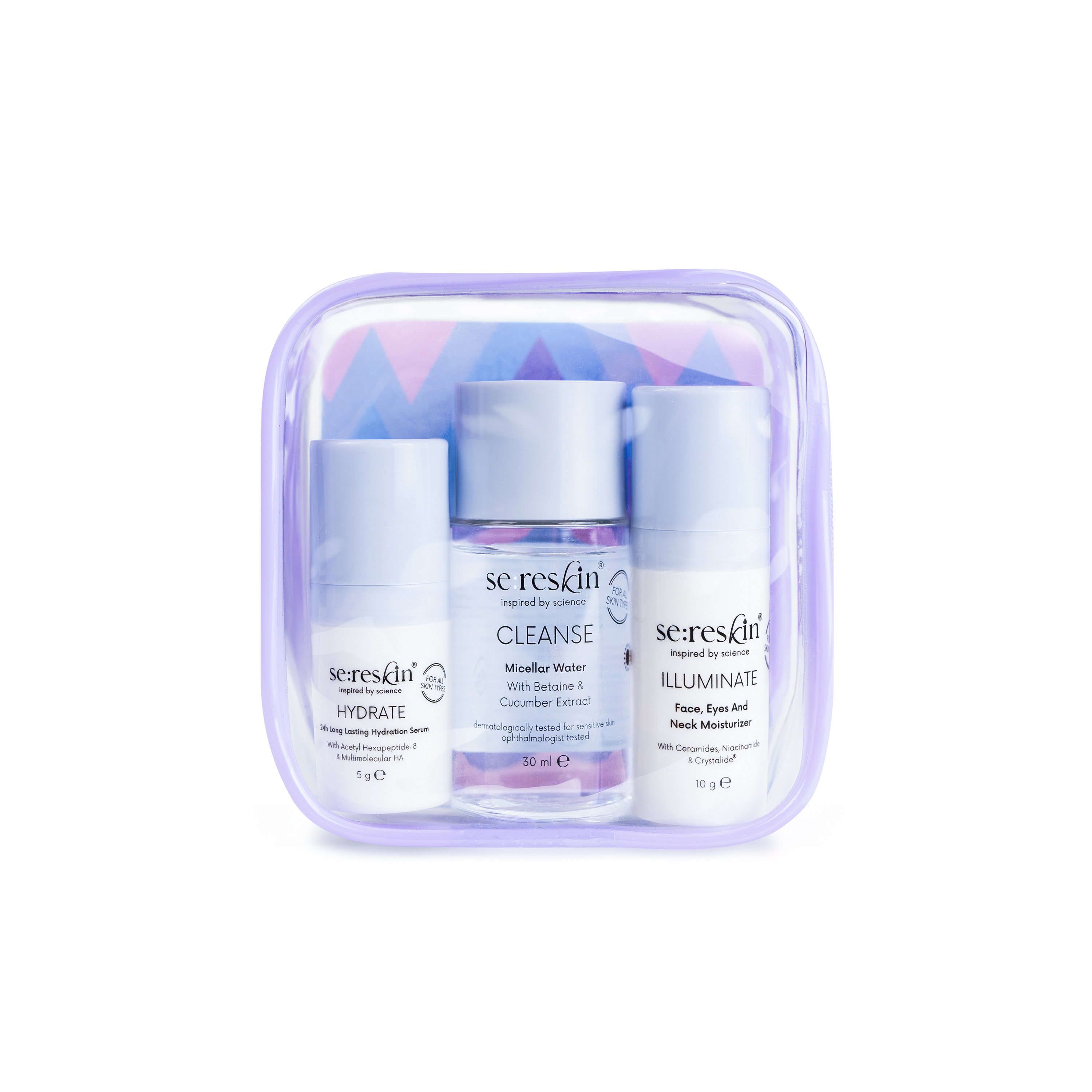 Travel kit 3 mini produse, 30+5+10 g, Se:Reskin