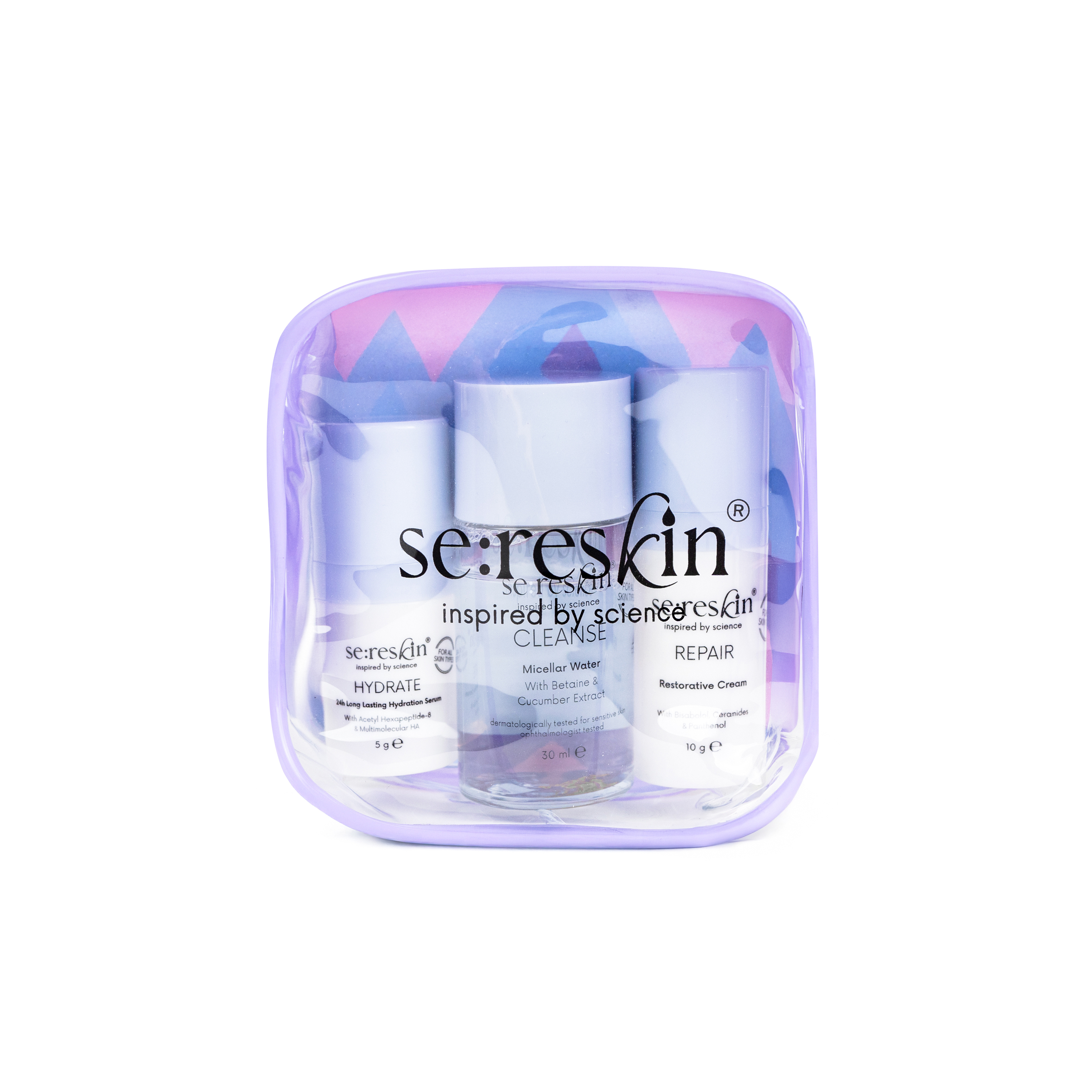 Travel kit 3 mini produse Repair, 30+5+10 g, Se:Reskin