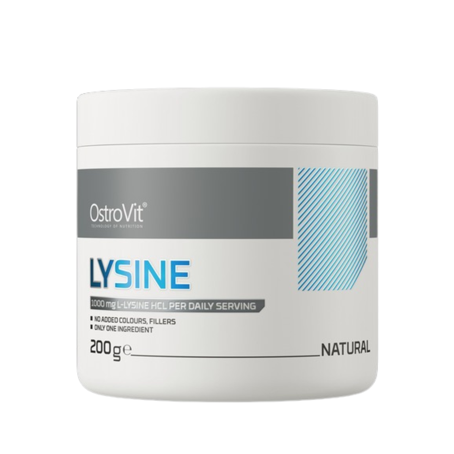 L-Lizina, 1000 mg, 200 g, Ostrovit
