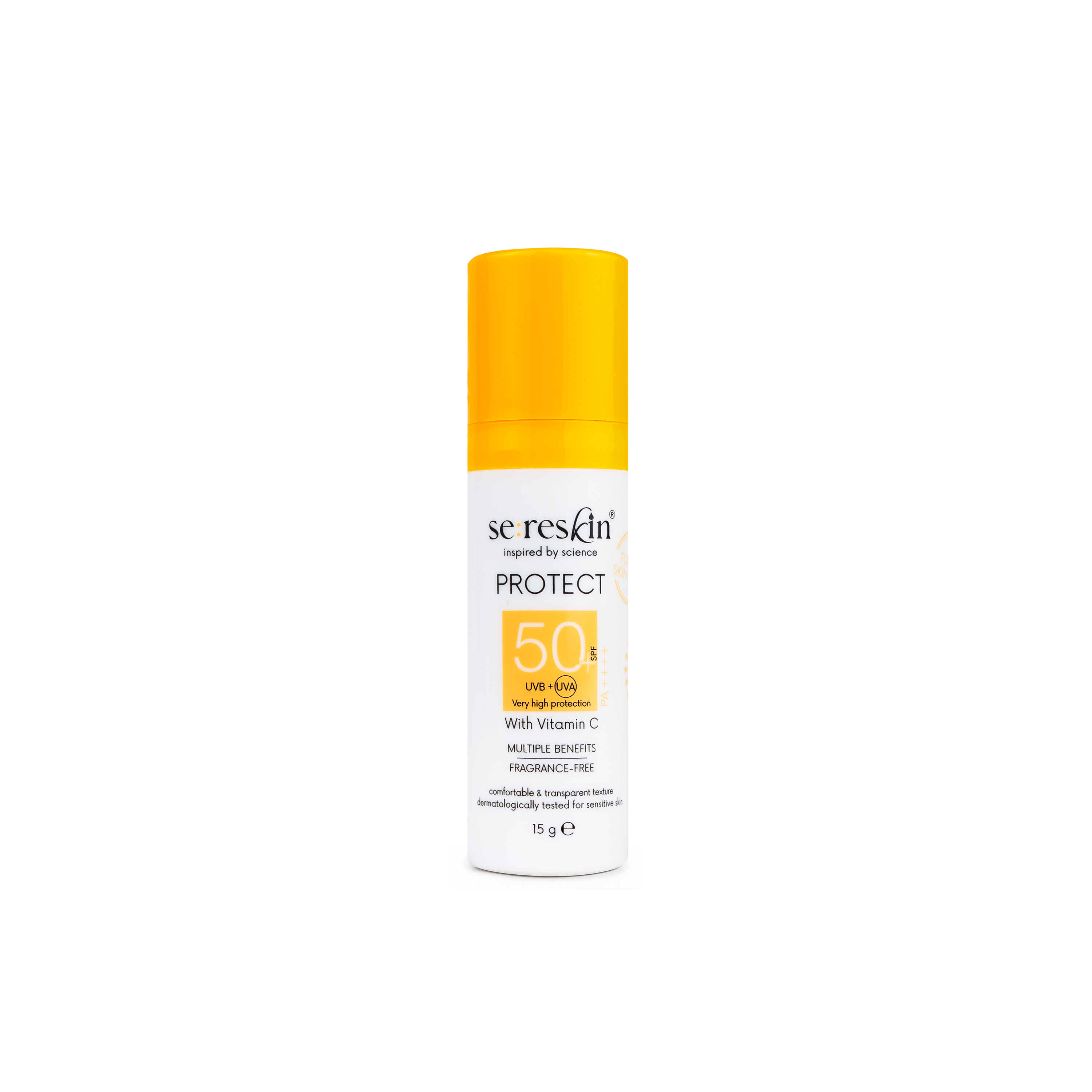 Mini crema cu SPF50+ si Vitamina C Protect, 15 g, Se:Reskin