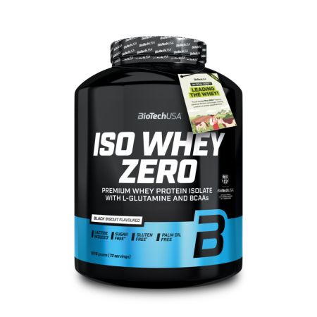 Pudra proteica Iso Whey Zero, Black Biscuit, 1816 g, BioTechUSA