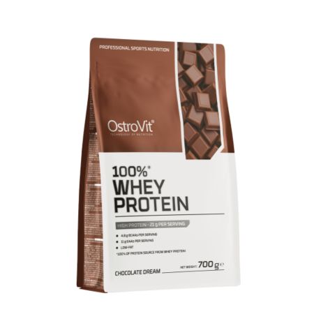 Proteina din zer 100%, Ciocolata, 700 g, Ostrovit