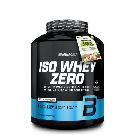 Pudra proteica Iso Whey Zero, Coconut, 1816 g, BioTechUSA