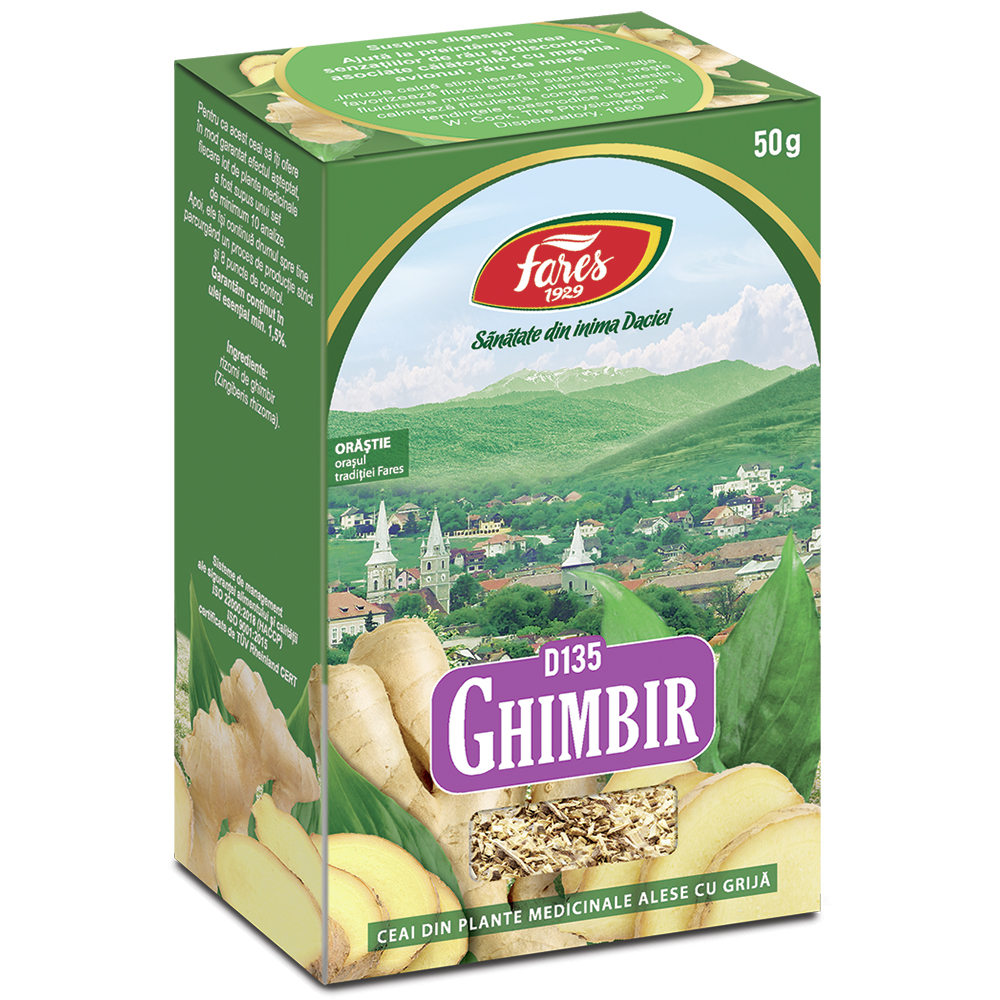 Ceai de Ghimbir, 50g, Fares
