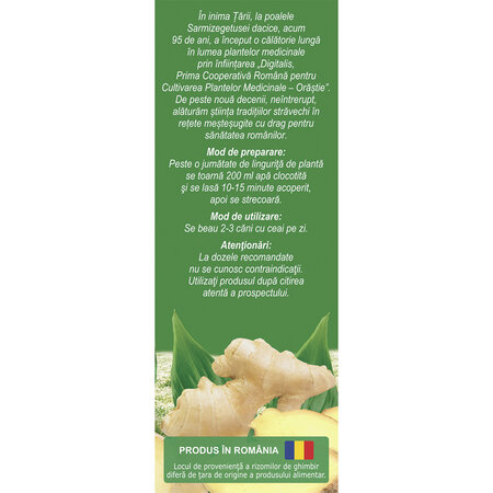 Ceai de Ghimbir, 50g, Fares 722100