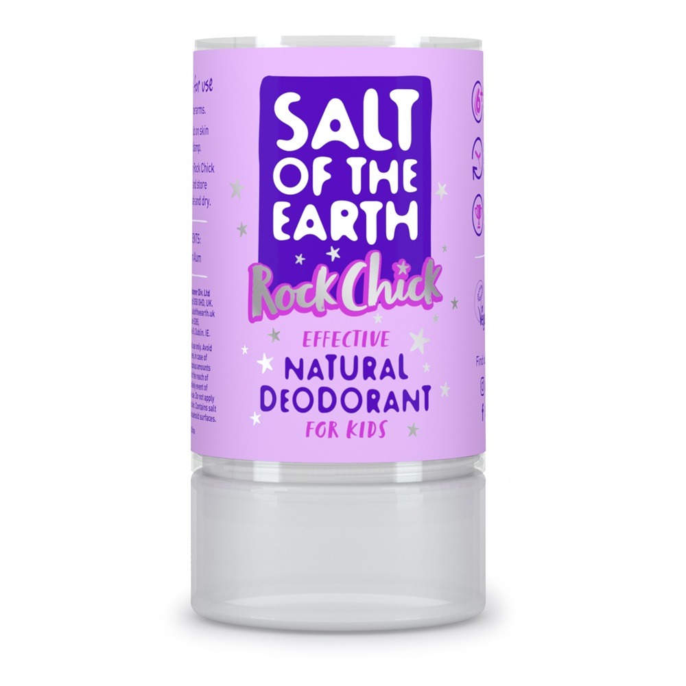Deodorant stick natural pentru copii Rock Chick, 90 g, Salt Of The Earth
