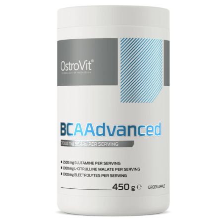 Aminoacizi BCAA 8-1-1, Portocale, 400 g, Ostrovit