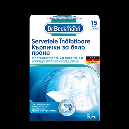 Servetele inalbitoare, 15 bucati, Dr. Beckmann