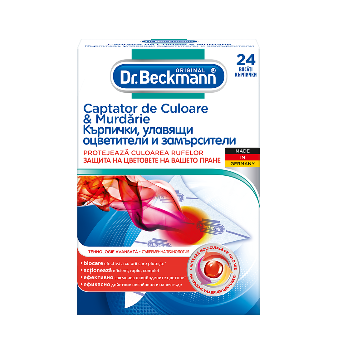 Servetele captatoare de culoare si murdarie, 24 bucati, Dr. Beckmann