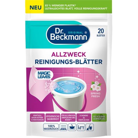 Detergent servetele pentru curatare universala, Spring Fresh, 20 bucati, Dr. Beckmann