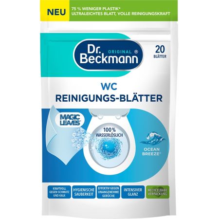 Servetele detergent pentru toaleta, Ocean Breeze, 20 bucati, Dr. Beckmann