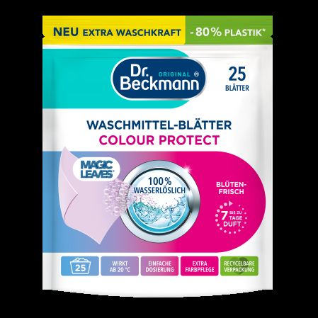 Detergent rufe tip servetel, Color, 25 bucati, Dr. Beckmann