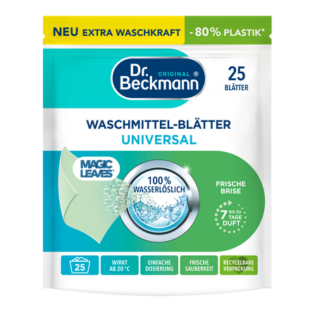 Detergent rufe tip servetel, Universal, 25 bucati, Dr. Beckmann