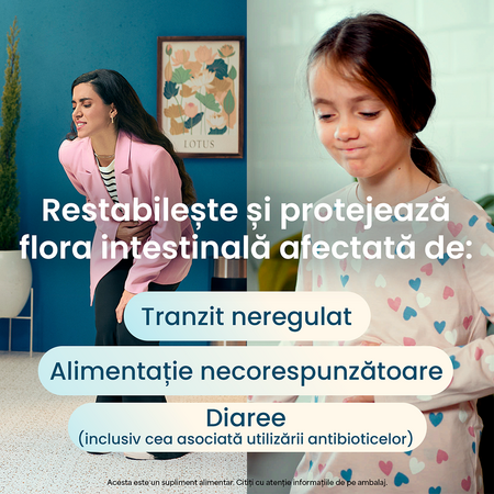 Enterogermina Forte suspensie orala, 10 flacoane, Opella 722250